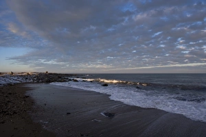 Beach on Hudson Bay, Churchill, Manitoba, Canada, North America