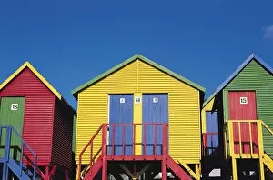 Images Dated 25th March 2009: Beach Hut, St James, South Africa