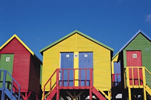 Images Dated 25th March 2009: Beach Hut, St James, South Africa