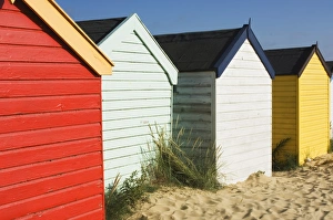 Beach huts, Southwold, Suffolk, England, United Kingdom, Europe
