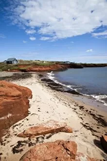 Images Dated 20th September 2009: A beach on the Iles de la Madeleine (Magdalen Islands), Quebec, Canada, North America