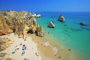 Images Dated 8th July 2005: Beach at Lagos, Algarve, Portugal, Europe