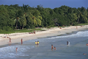 Martinique Prints: The Beach, Les Salines