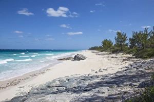 Beach near Nippers Bar, Great Guana Cay, Abaco Islands, Bahamas, West Indies, Central