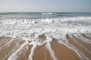 Surf Gallery: Beach at Ngala Lodge, situated between the resorts of Bakau and Fajara, near Banjul, Gambia