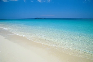 Empty beach, Paradise Island, Bahamas