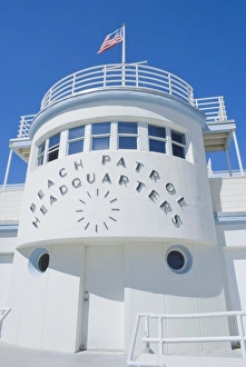 South Beach Prints: Beach Patrol Headquarters, South Beach, Miami, Florida, United States of America