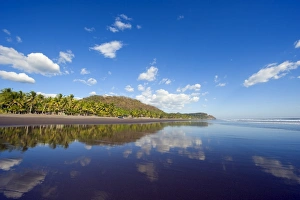 Images Dated 1st December 2010: Beach at Playa Sihuapilapa, Pacific Coast, El Salvador, Central America