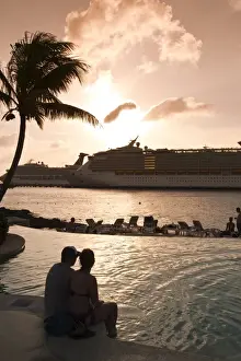 Cozumel Prints: Beach pool at Park Royal Hotel, Isla de Cozumel (Cozumel Island), Cozumel