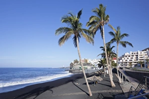 La Palma Prints: Beach of Puerto Naos, La Palma, Canary Islands, Spain, Atlantic, Europe