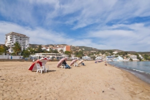 Algeria Prints: Beach of Rizi Amour, Annaba, Eastern Algeria, North Africa, Africa
