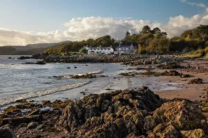 Oceans Gallery: Beach and rocky coastline on the Solway Firth, Rockcliffe, Dalbeattie, Dumfries and Galloway