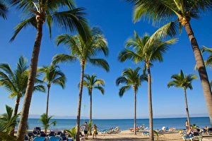 Nuevo Vallarta Prints: Beach scene, Nuevo Vallarta, Nayarit, Mexico, North America