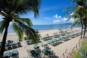 Beach scene, Nuevo Vallarta, Nayarit, Mexico, North America