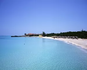 Beach scene, Varadero, Cuba, West Indies, Central America