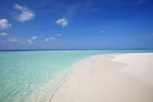 Images Dated 25th April 2010: Beach and sea, Maldives, Indian Ocean, Asia