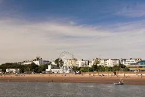 Ferris Wheel Collection: The beach and seafront, Exmouth, Devon, England, United Kingdom, Europe