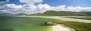 Images Dated 6th November 2008: Beach at Seilebost, Isle of Harris, Outer Hebrides, Scotland, United Kingdom, Europe