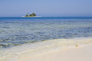 Beach, Silk Caye, Belize, Central America