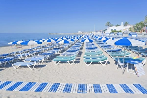 Beach, Sitges, Costa Dorada, Catalonia, Spain, Europe
