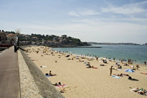The beach at St. Jean de Luz, Basque country, Pyrenees-Atlantiques, Aquitaine