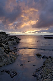 Beach at sunset