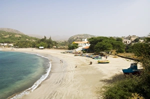 Cape Verde Prints: Beach at Tarrafal, Santiago, Cape Verde Islands, Africa