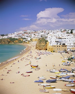 Beach and town