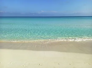 Beach and turquoise sea, Cayo Santa Maria, Cuba, West Indies, Caribbean, Central America