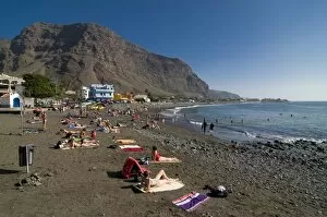 Images Dated 2nd January 2009: Beach in Valle Gran Rey, La Gomera, Canary Islands, Spain, Atlantic, Europe