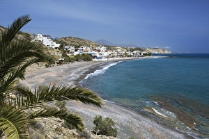 Crete Prints: Beach view, Mirtos, Lasithi region, Crete, Greek Islands, Greece, Europe