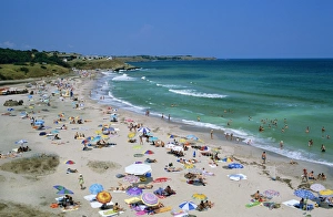 Black Sea Prints: Beach view, Tsarevo, Black Sea coast, Bulgaria, Europe