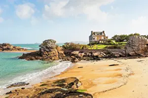 Stroll Prints: One of the beaches of Tregastel