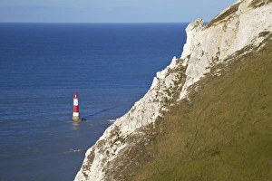 Guidance Gallery: Beachy Head Lighthouse and chalk headland, south coast, near Eastbourne, South Downs National Park