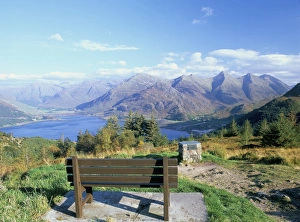 Loch Prints: Bealach Ratagain viewpoint looking towards the Five