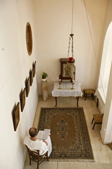 Images Dated 14th August 2007: Beatitude Community chapel, Emmaus-Nicopolis, Israel, Middle East