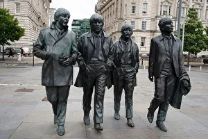 Cultural Landmark Prints: Beatles sculpture by Anthony Edwards