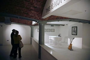 Musicians Prints: The Beatles Story museum at Albert Dock, Liverpool, Merseyside, England