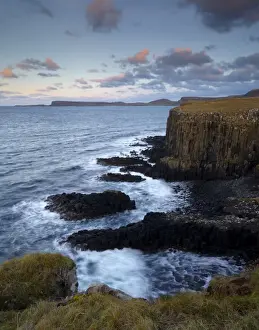 Isle Prints: The beautifu Northern Isle of Skye coastline with a view toward Duntulm from near Kilmuir