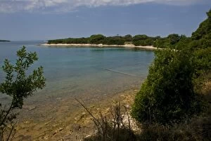 Images Dated 30th June 2010: Beautiful bay at the Brioni Islands, the summer residence of Tito, Istria