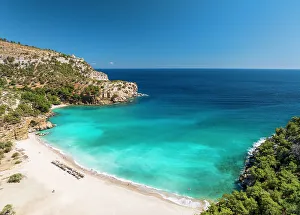 Crystal Clear Prints: Beautiful landscape and beach, Thassos, Greek Islands, Greece, Europe