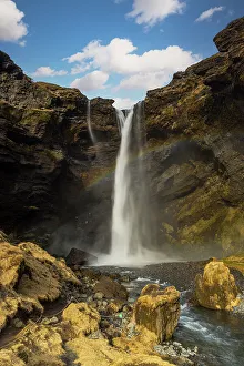 Photogenic Prints: The beautiful and little-known Kvernufoss waterfall