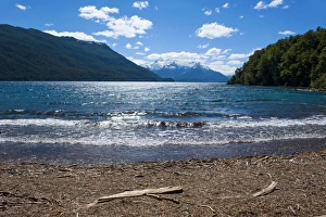 Beautiful mountain lake in the Los Alerces National Park, Chubut, Patagonia, Argentina, South America Beautiful mountain lake in the Los Alerces National Park, Chubut, Patagonia, Argentina, South America