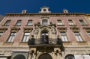 Baden Prints: Beautiful old house in the center of Baden, Austria, Europe