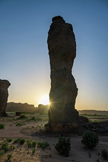 Enchanting Prints: Beautiful rock formations around Zouar, Tibesti Mountains, Chad