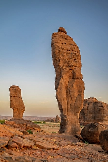 Dessert Prints: Beautiful rock formations around Zouar, Tibesti Mountains, Chad
