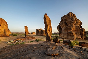 Tibesti Prints: Beautiful rock formations around Zouar, Tibesti Mountains, Chad