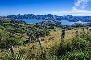 Canterbury Prints: Beautiful scenery around Akaroa harbour