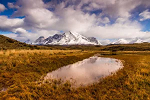 Beautiful scenery in Torres del Paine National Park, Patagonia, Chile, South America