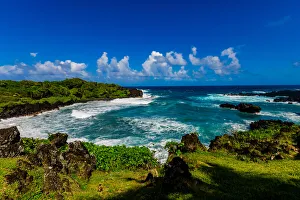 Beautiful view of the oceanside on Maui, Hawaii, United States of America, North America